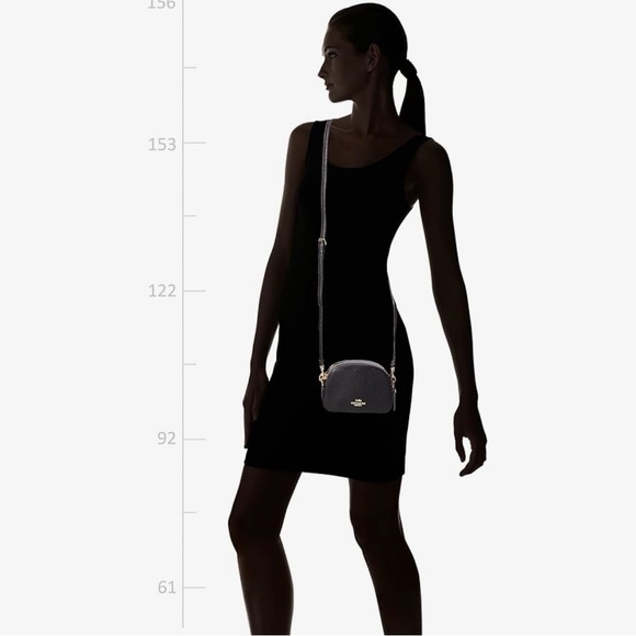Coach Mini Serena Crossbody 6 1/2" (L) x 4 3/4" (H) x 2" (W) - Picture 4 of 8